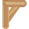 Ekena Millwork Traditional Craftsman Rough Sawn Bracket, Western Red Cedar, 6"W x 22"D x 26"H BKT06X22X26TRA04RWR - alternate 4
